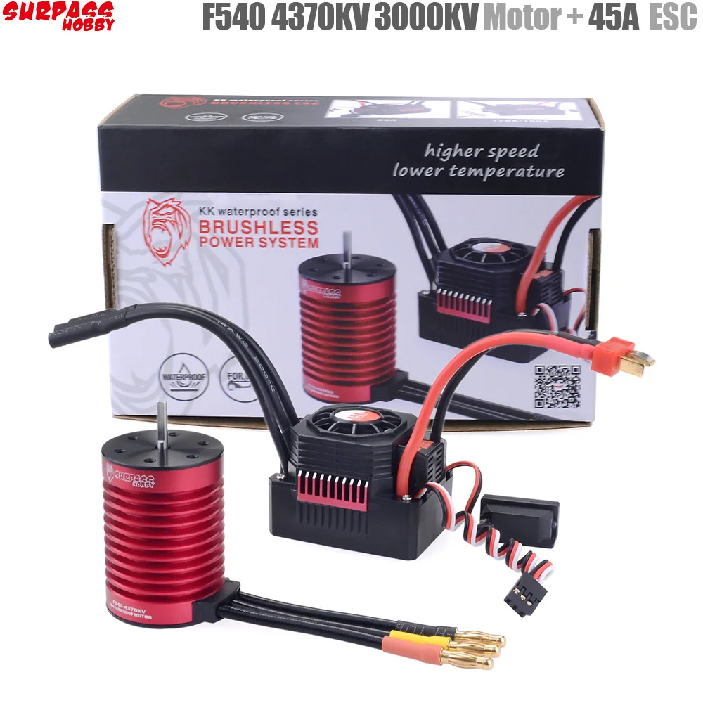 Rc Hobby Motor - SURPASS HOBBY KK Combo impermeable F540
