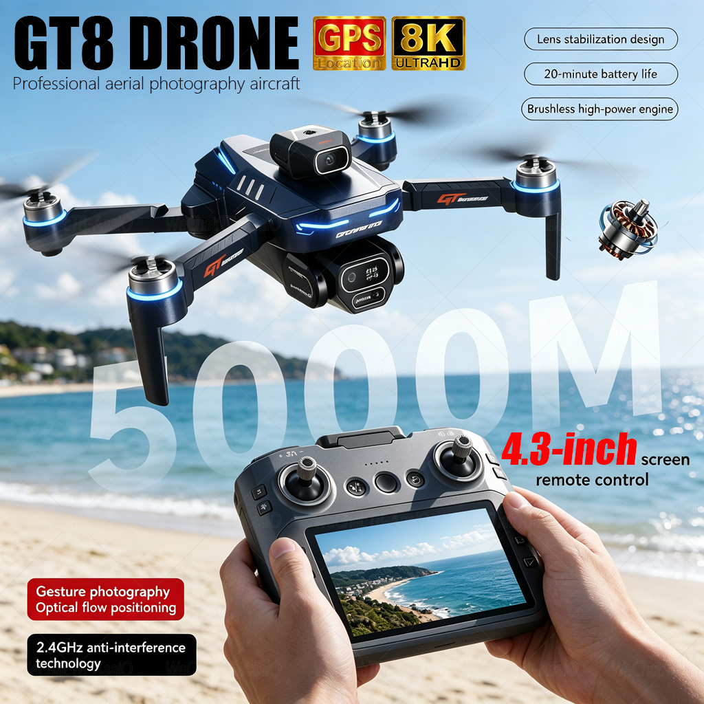 Top Rc Hobby Mini Xcub - NUEVO Dron GT8 HD RC 4K