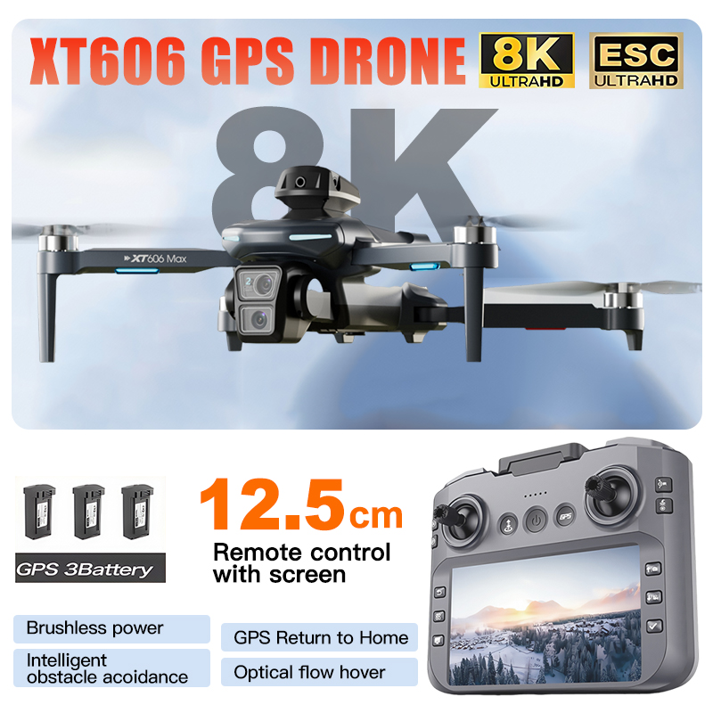 Dron XT606 MAX 3 con Batería,  - Rc Hobby China reseña y precio
