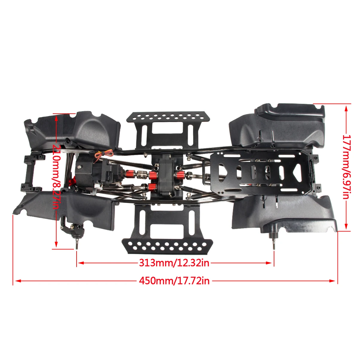 Kit de chasis de oruga RC 1/10 - Body Shell Rc reseña y precio