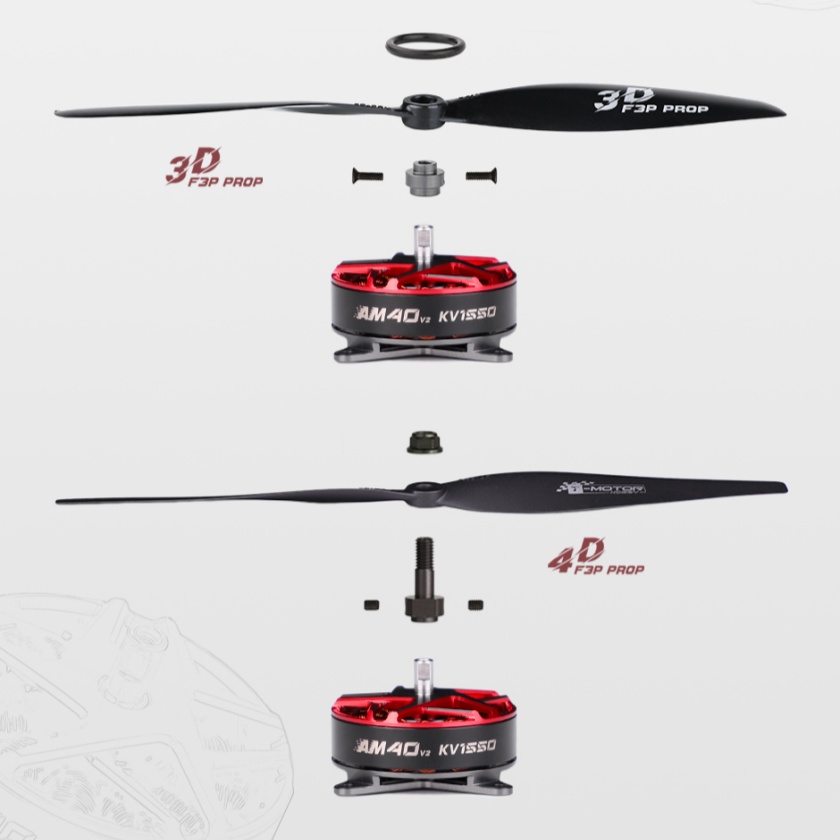 T-Hobby AM40 V2 3D/4D 2-3S Pot - Rc Hobby Motor reseña y precio