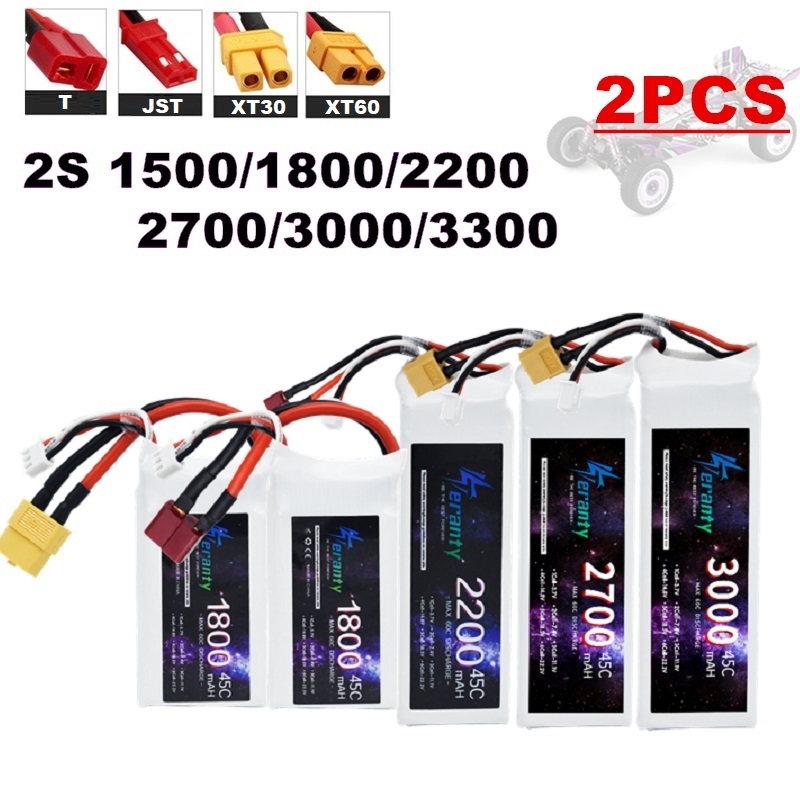 2 uds 7,4 V Lipo 2S batería 15 - Rc Hobby Helicopter reseña y precio
