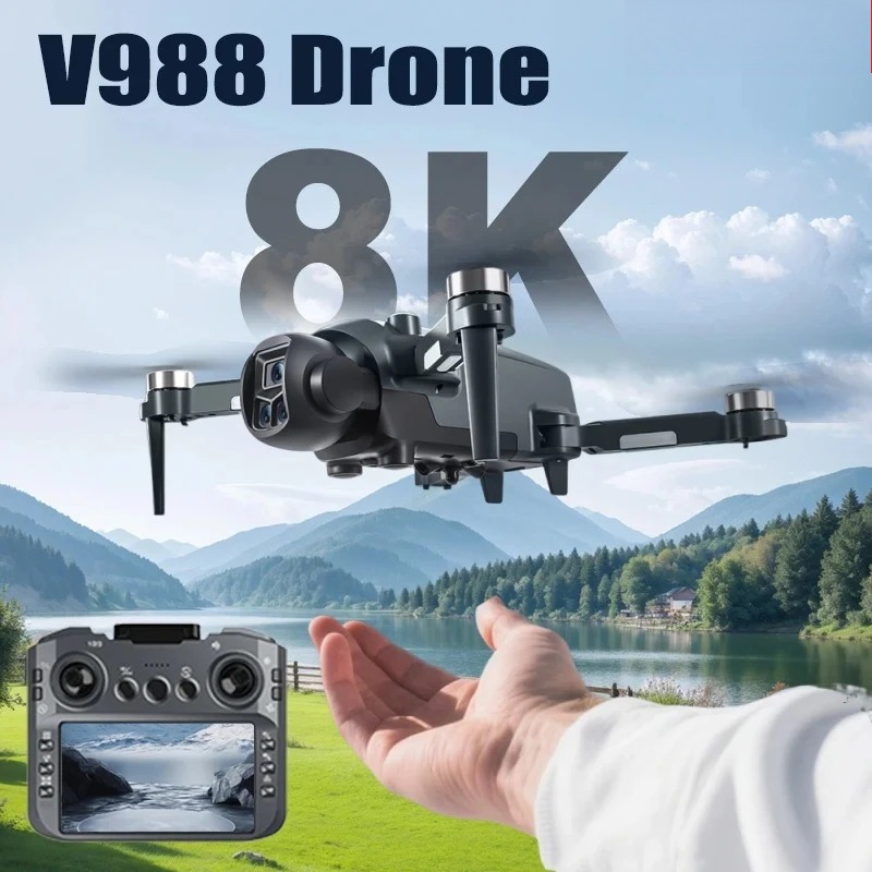 Dron Original V988 8K HD con C - Rc Hobby China reseña y precio