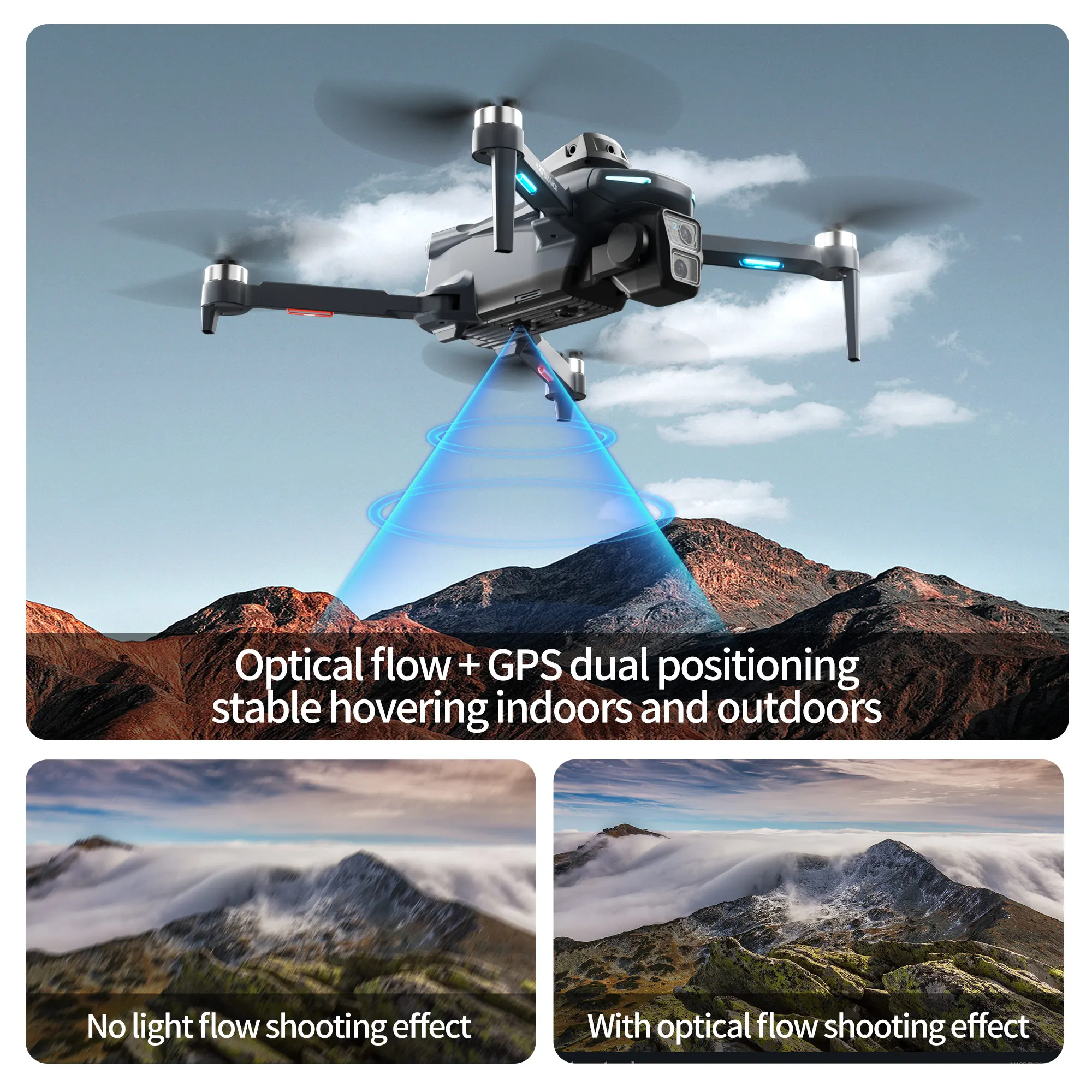 Dron GPS Original XT606 MAX HD - Rc Hobby China reseña y precio