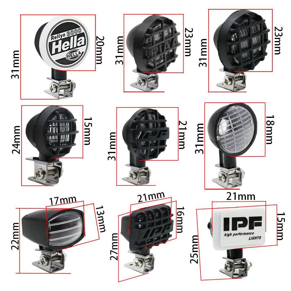 Faros delanteros LED de techo  - Rc Hobby Nook reseña y precio