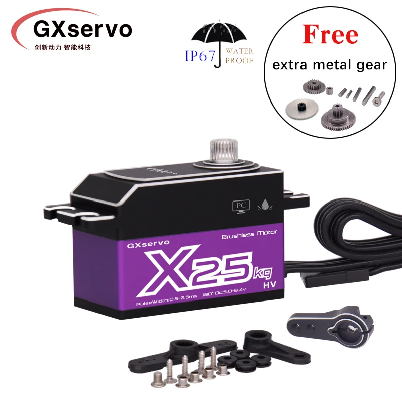 Perfil bajo X25 GX 25KG Servo  - Body Shell Rc reseña y precio